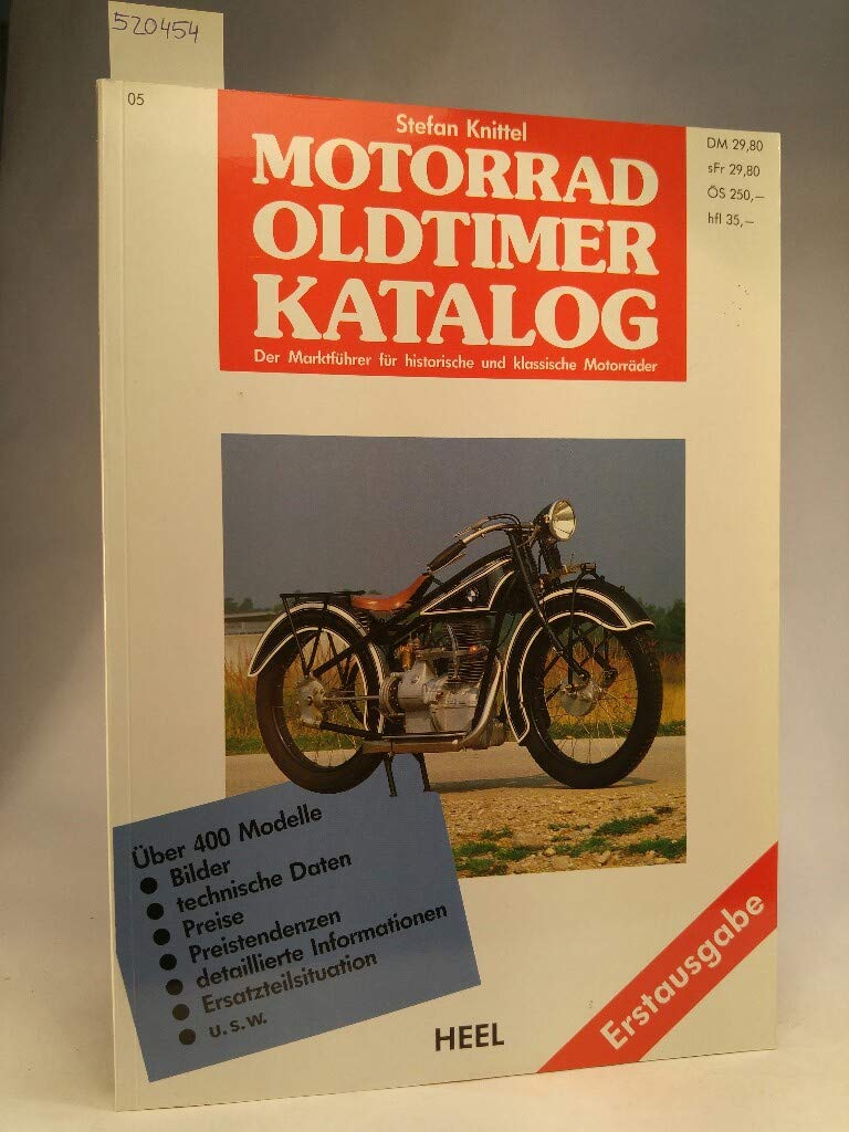 Motorrad Oldtimer Katalog. Der Marktführer für historische und klassische Motorräder Reference Books