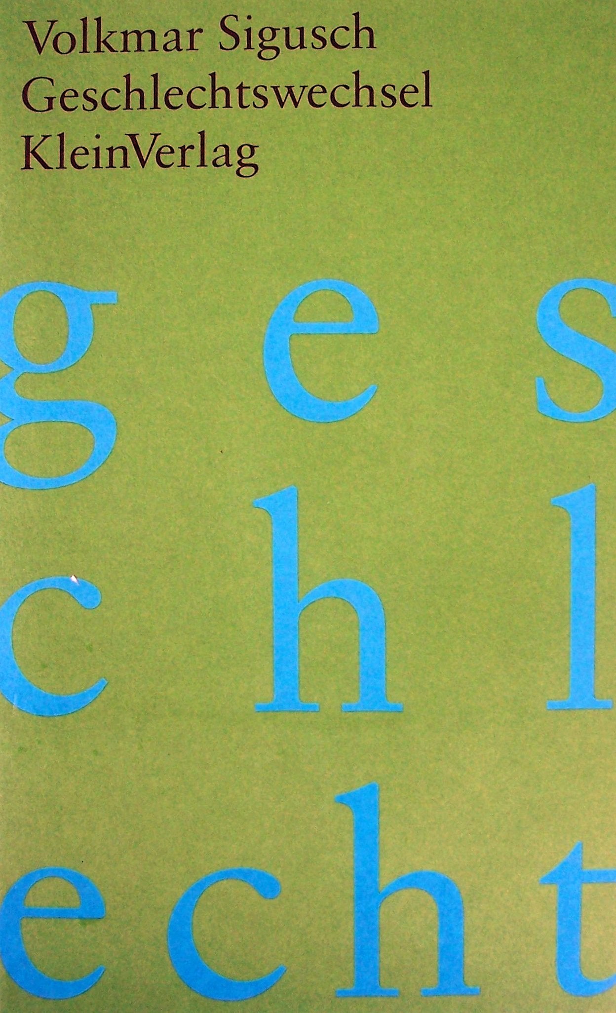 Geschlechtswechsel Medicine