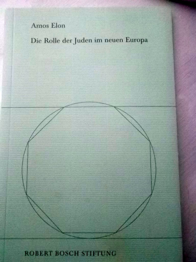 Die Rolle der Juden im neuen Europa (Europa bauen - den Wandel gestalten: Vortragsreihe) Law