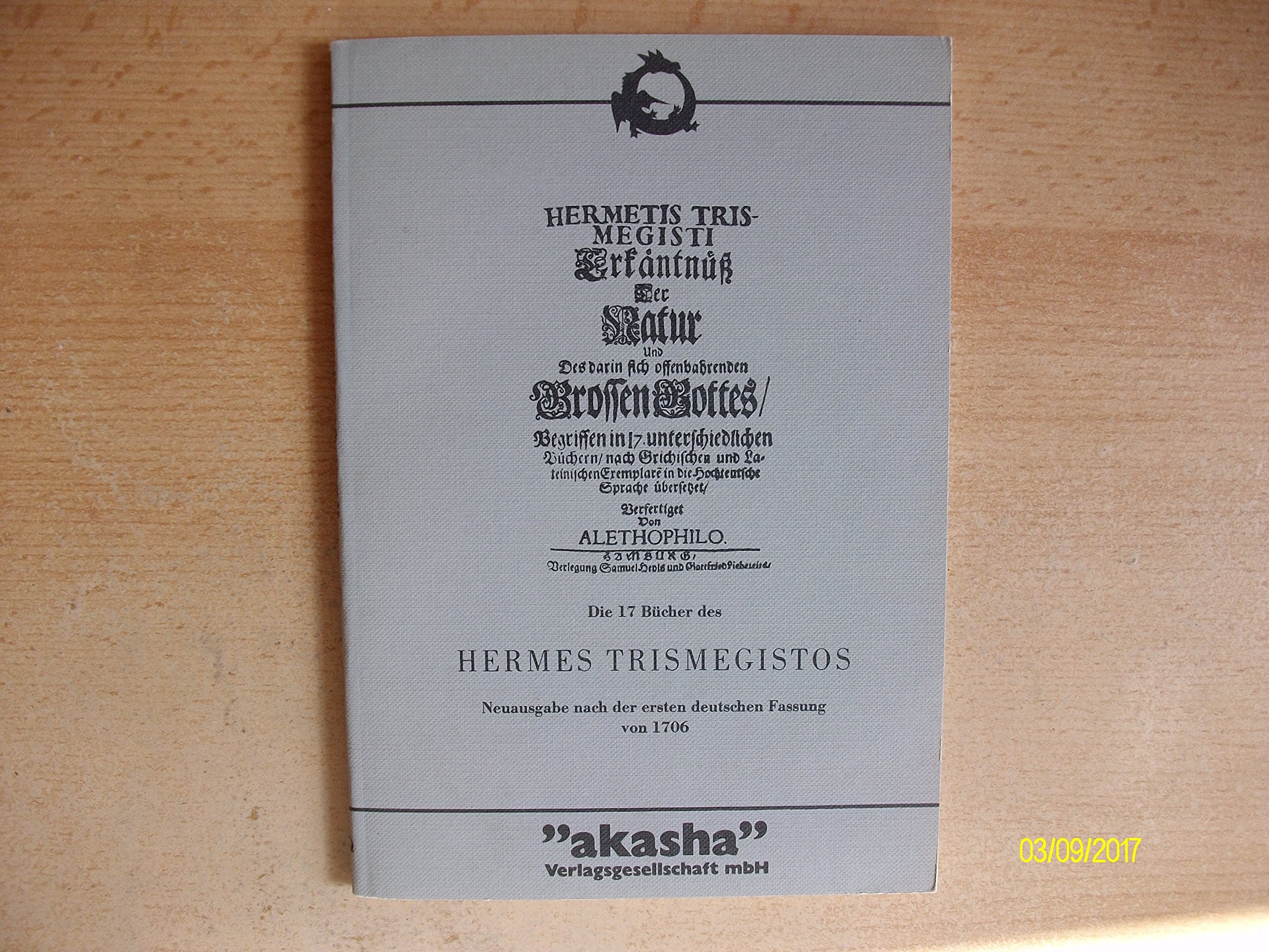 Die XVII Bücher des Hermes Trismegistos Books