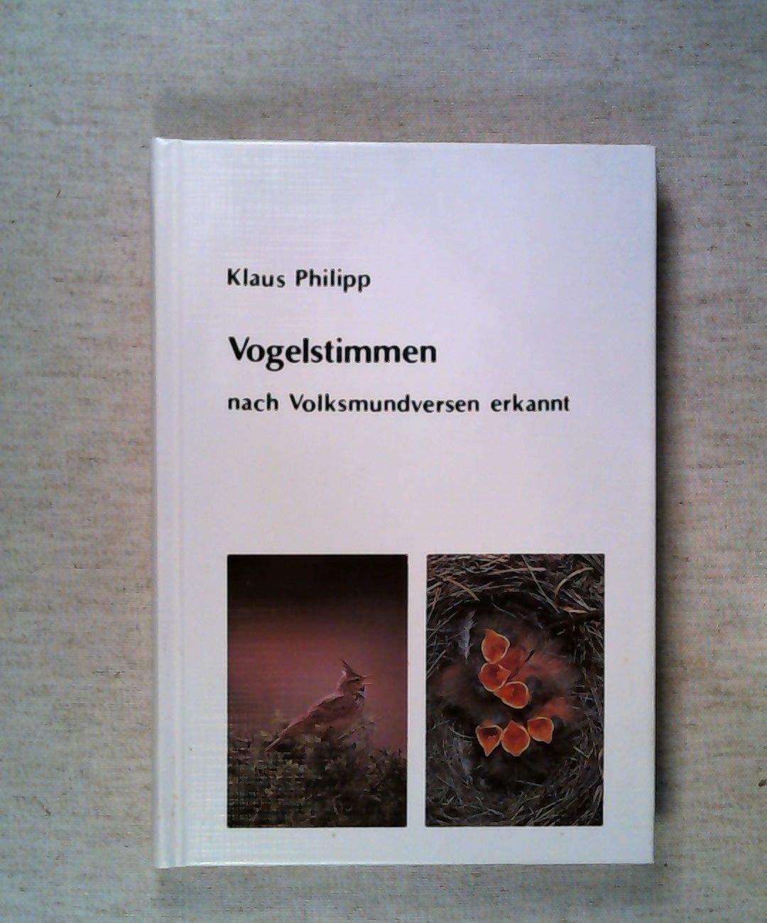 Vogelstimmen an Volksmundversen erkannt Books