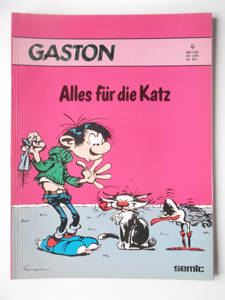 GASTON SC 4, SEMIC (Carlsen) Verlag - Alles für die Katz (DIN A4 SC) Manga