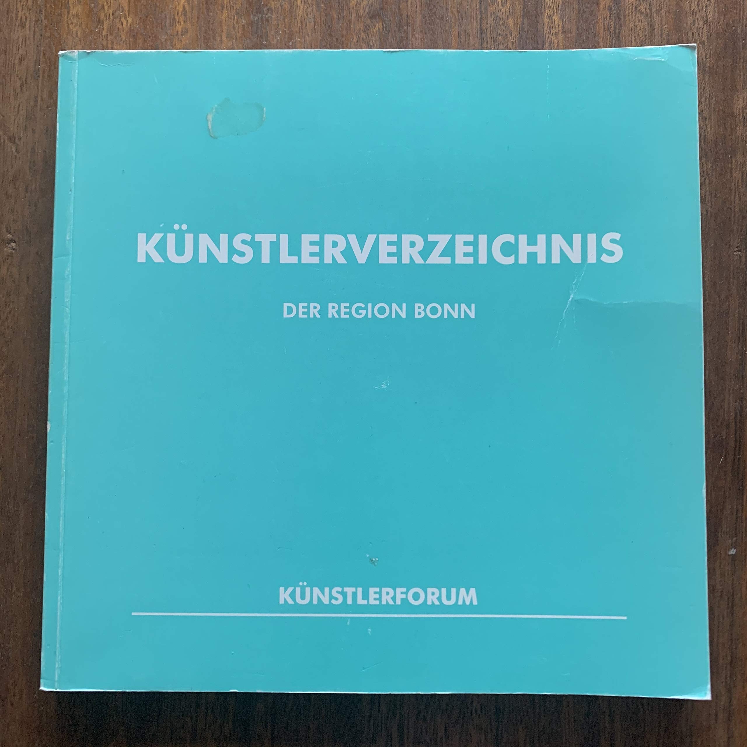 Künstlerverzeichnis der Region Bonn Books