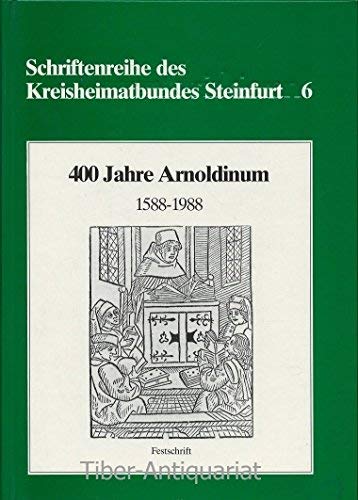 400 Jahre Arnoldinum 1588-1988. Festschrift Books