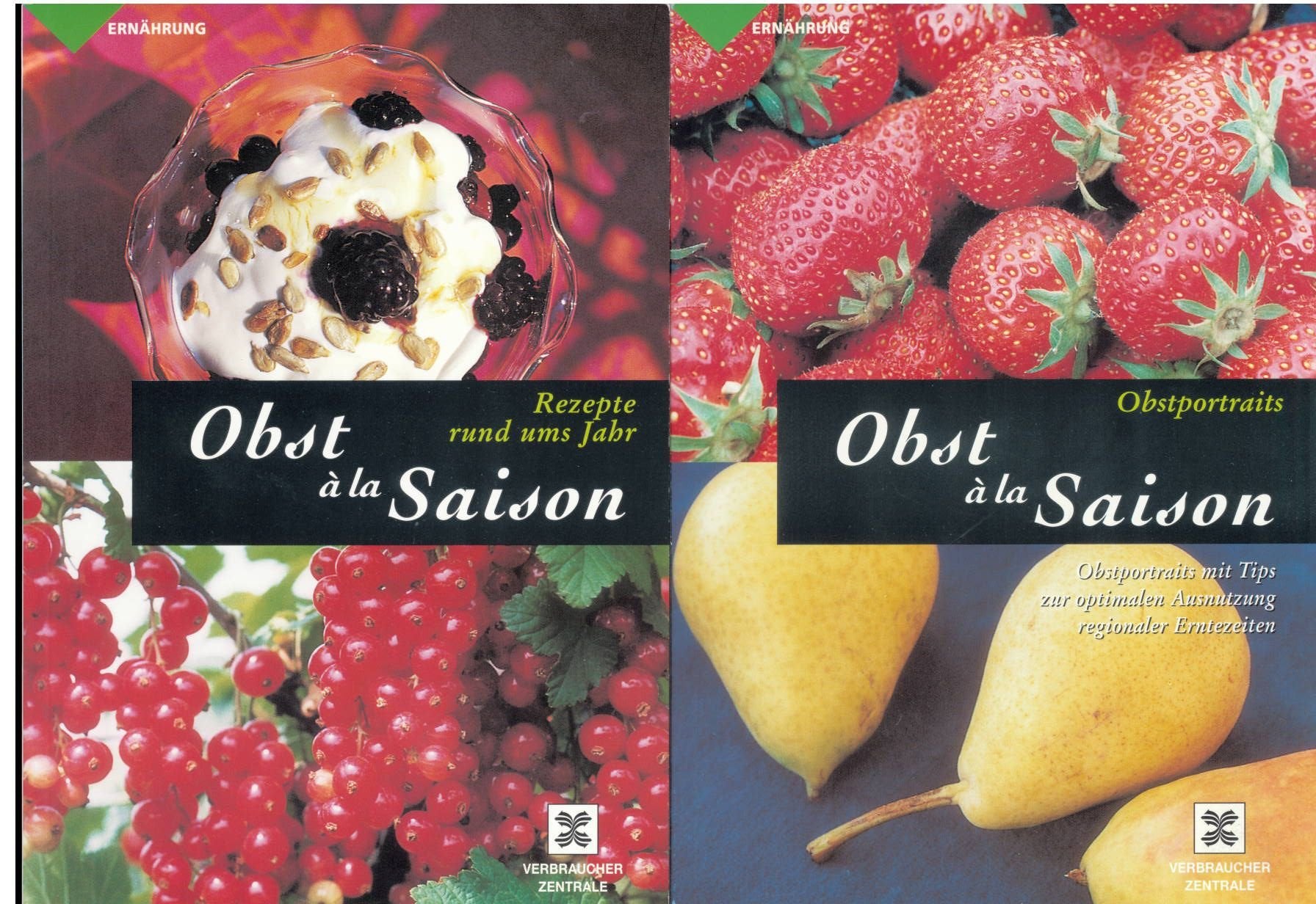 Obst à la Saison: 1. Band: Obstportraits /2. Band: Obstrezepte Leisure, Home & Garden