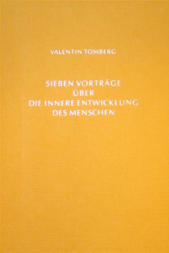 Sieben Vorträge über die innere Entwicklung des Menschen Books