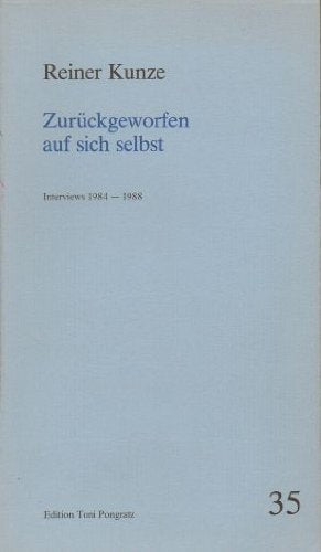 Zurückgeworfen auf sich selbst. Interviews 1983-1988 Books