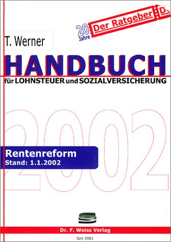 Handbuch für Lohnsteuer und Sozialversicherung 2002 Business, Finance & Career