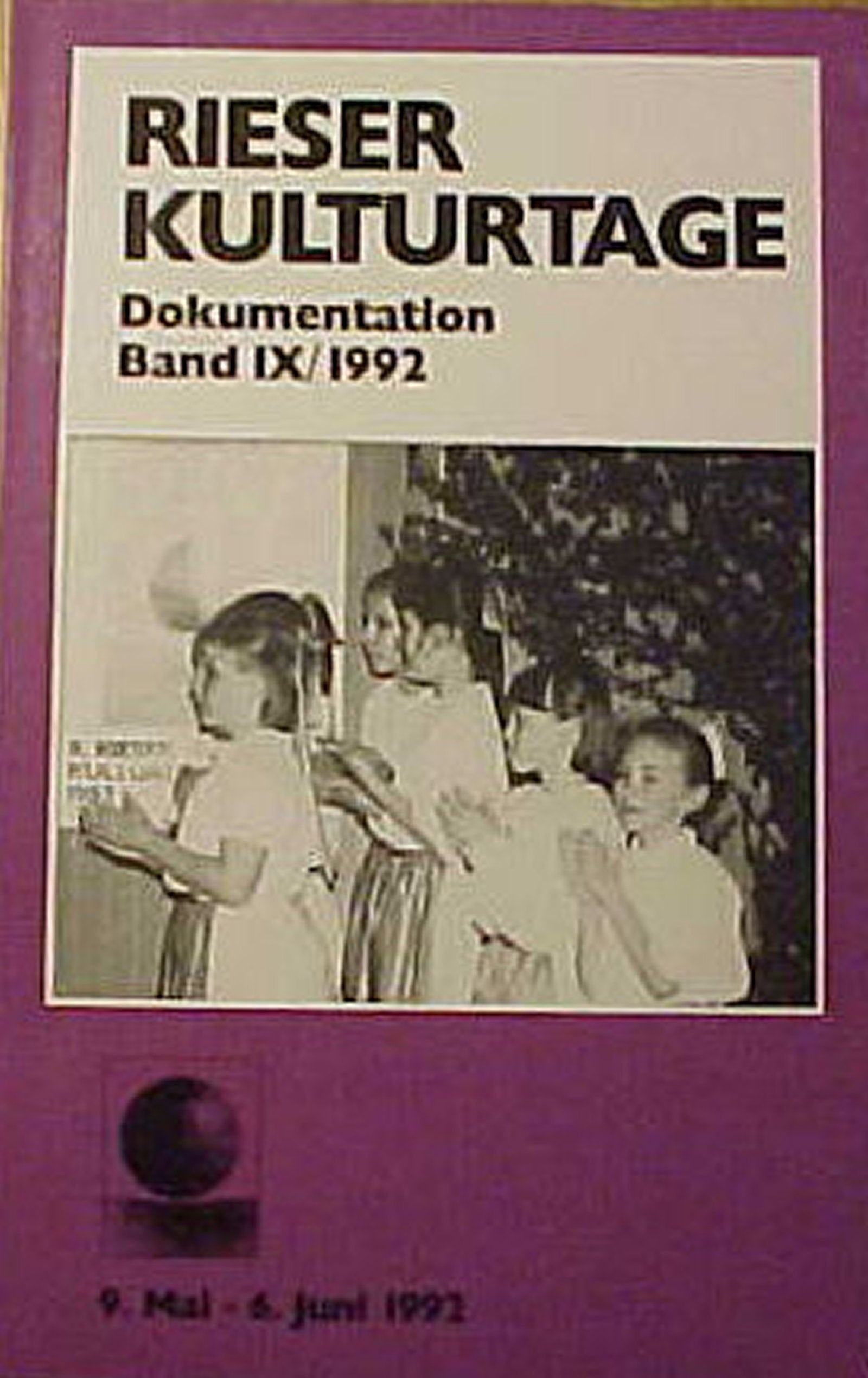 Rieser Kulturtage - Eine Landschaft stellt sich vor (Dokumentation - Band IX) Books