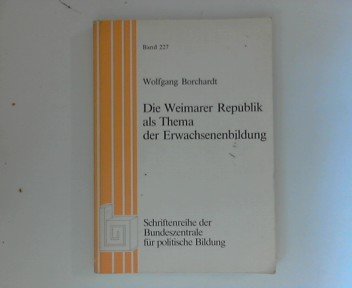Die Weimarer Republik als Thema der Erwachsenenbildung. Books