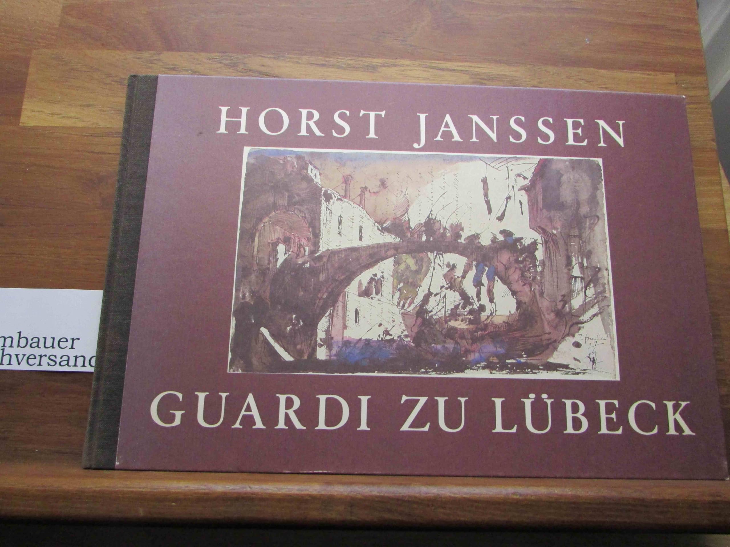 Guardi zu Lübeck. 31 aquarellierte Federzeichnungen und 8 abgeschriebene Aufsätze aus "das abenteuerliche Herz" von Ernst Jünger Film, Art & Culture