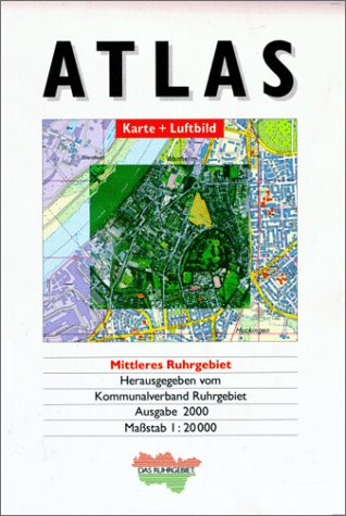 Atlas Karte und Luftbild Mittleres Ruhrgebiet 1 : 20 000. book