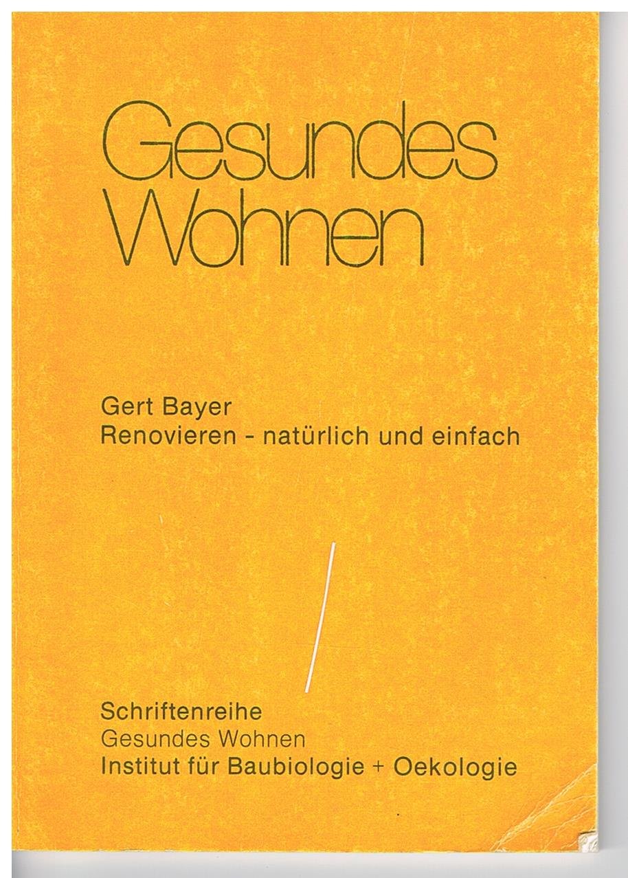Renovieren - natürlich und einfach Books