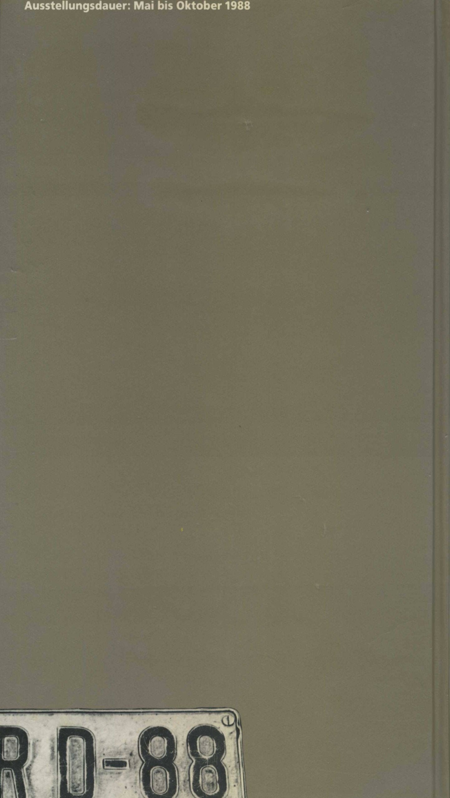 Skulptur D-88 : Ausstellungsdauer: Mai bis Oktober 1988. Books