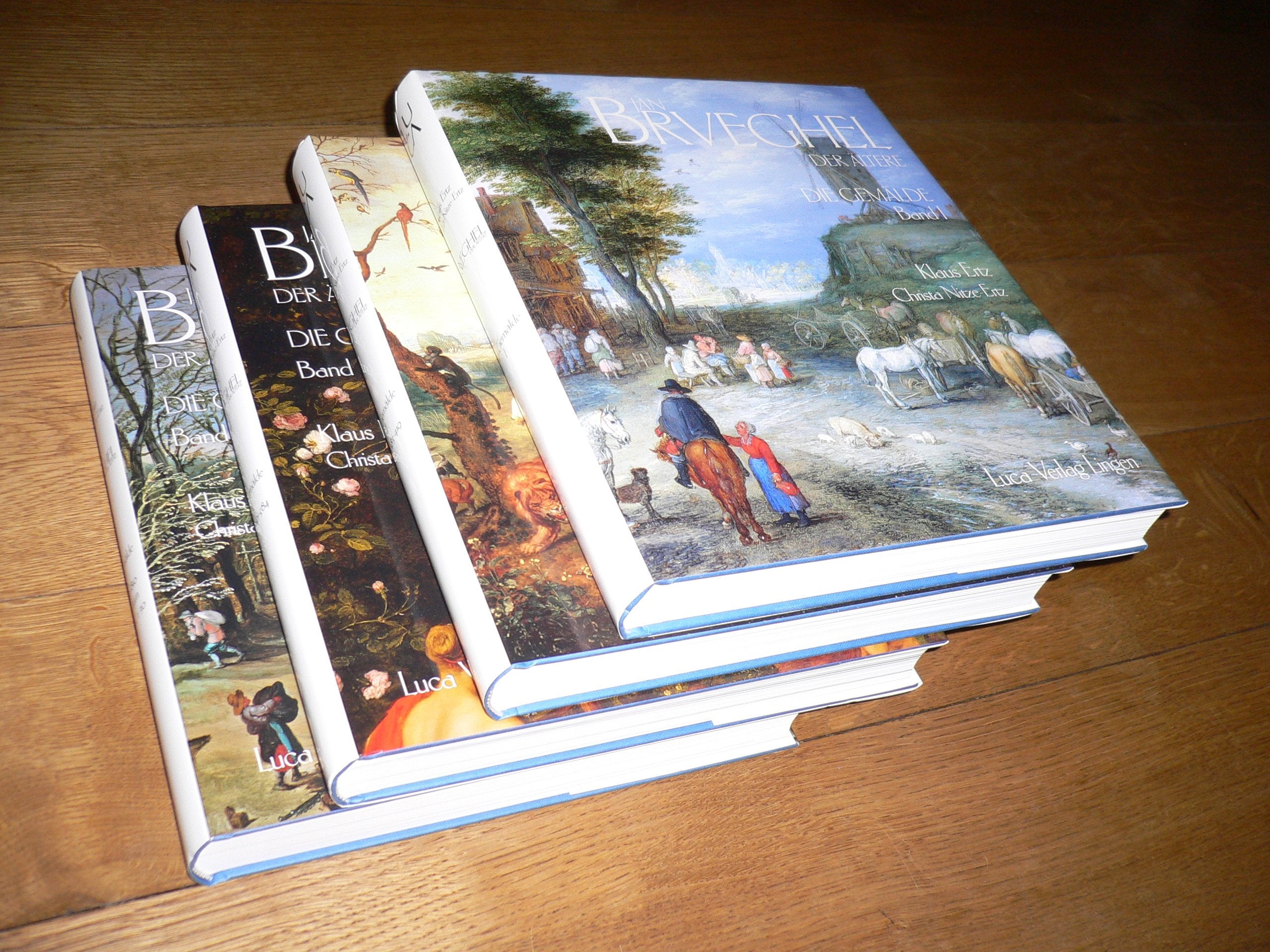 Jan Brueghel der Ältere (1568-1625): Kritischer Katalog der Gemälde. 4 Bände Law