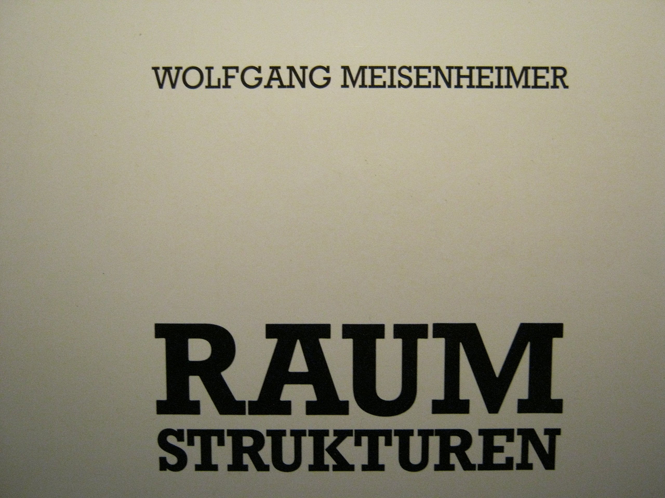 Raumstrukturen (ad: Untersuchungen zur Architektur) Books