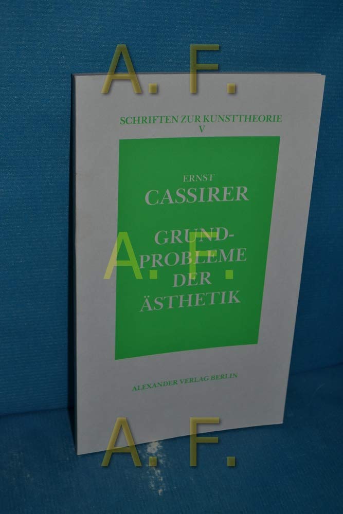Schriften zur Kunsttheorie, Band 5: Grundprobleme der Ästhetik Film, Art & Culture
