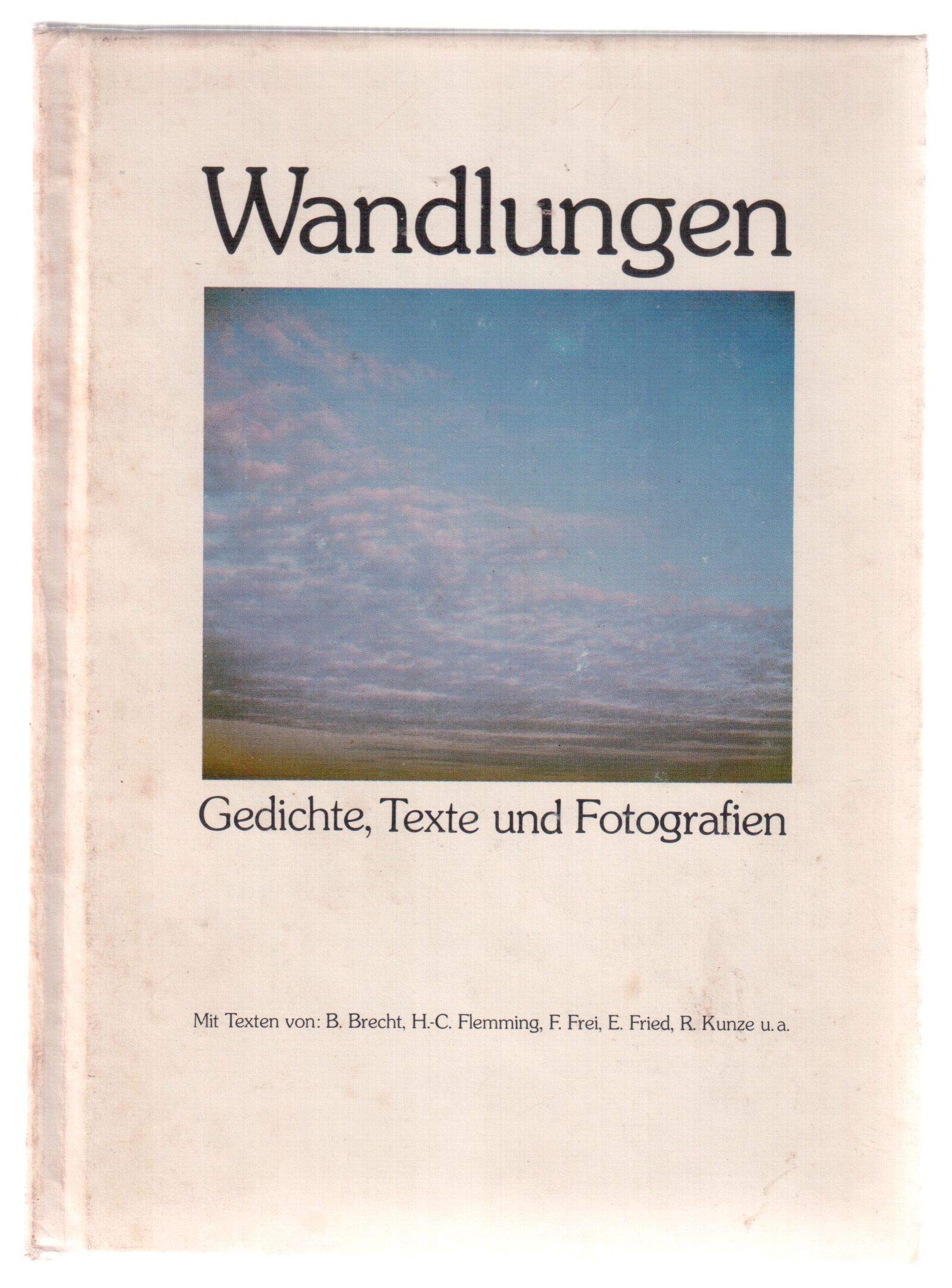 Wandlungen: Gedichte, Texte und Fotografien Books