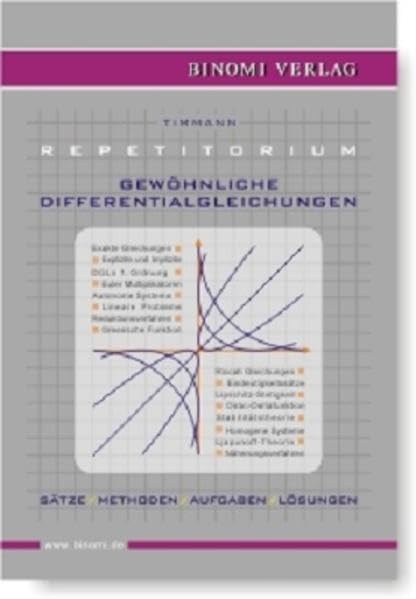 Repetitorium Gewöhnliche Differentialgleichungen Mathematics