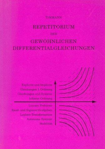 Repetitorium der Gewöhnlichen Differentialgleichungen Mathematics