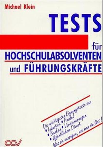 Tests für Hochschulabsolventen und Führungskräfte Business, Finance & Career
