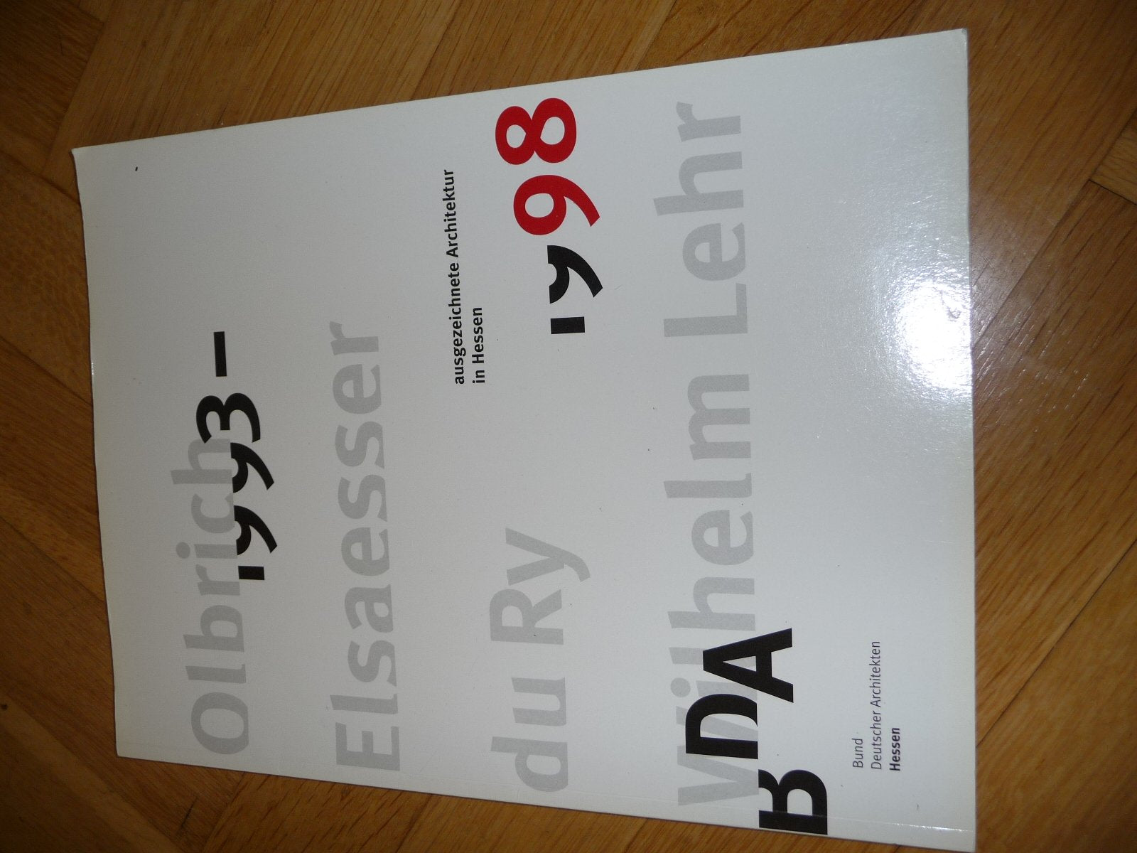 BDA: ausgezeichnete Architektur in Hessen 1993-1998 Books