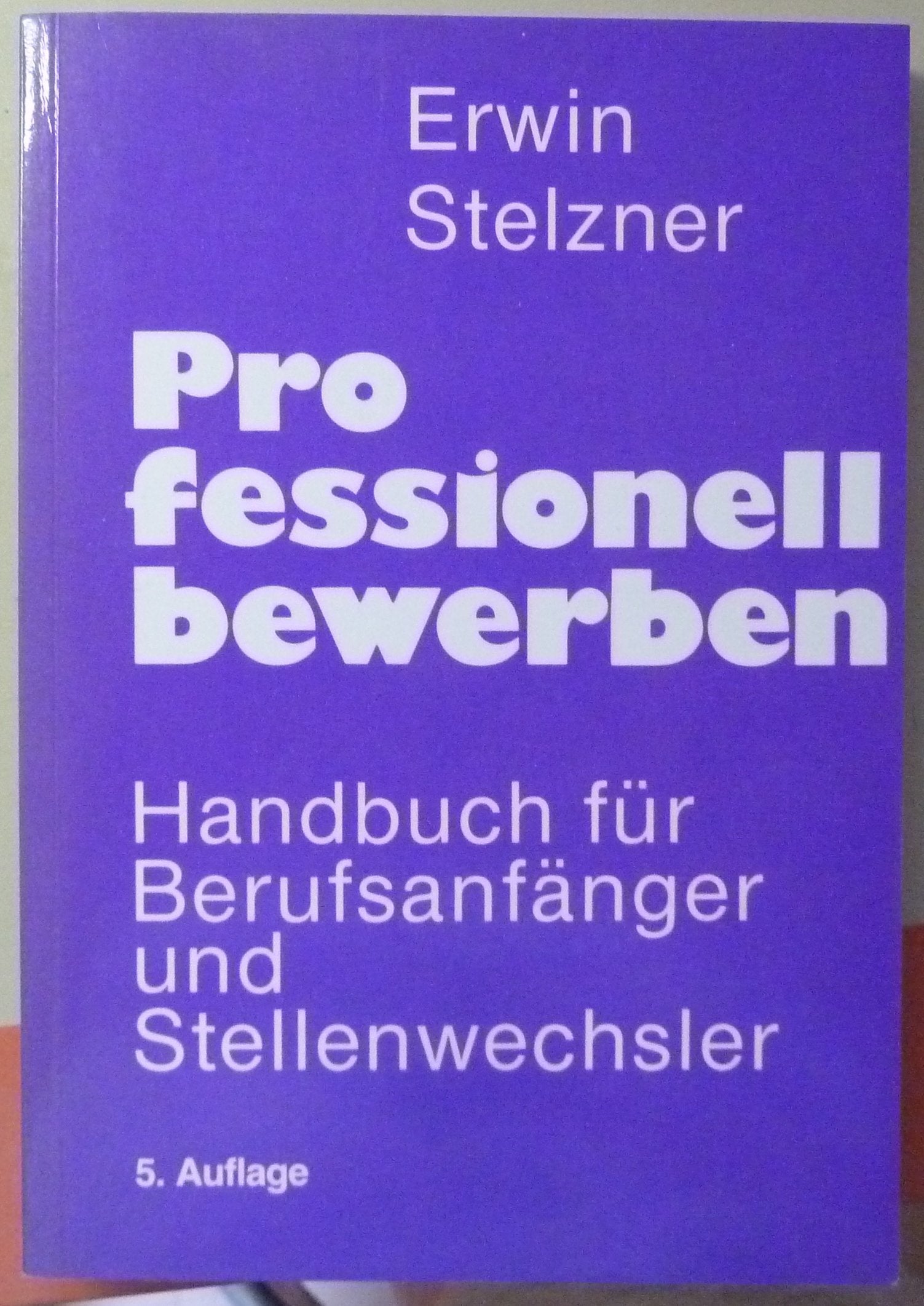 Professionell bewerben. Handbuch für Berufsanfänger und Stellenwechsler Business, Finance & Career