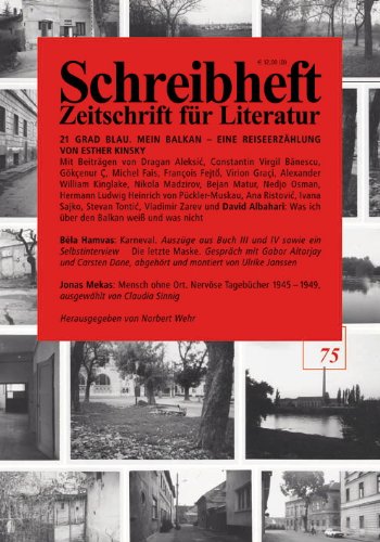 Esther Kinsky: 21 Grad Blau. Mein Balkan: Reiseerzählung (Schreibheft) Contemporary literature