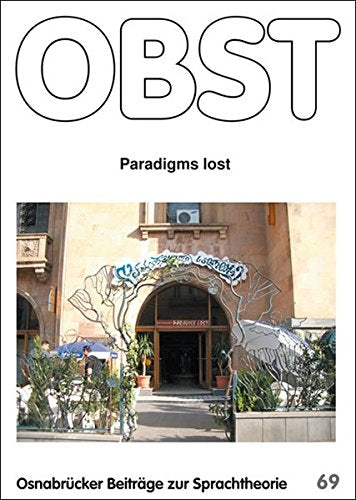 Paradigms lost Professional & Reference Books