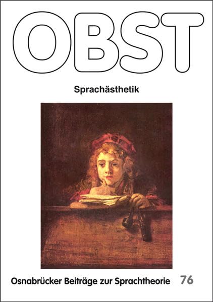Sprachästhetik (Osnabrücker Beiträge zur Sprachtheorie (OBST)) Contemporary literature