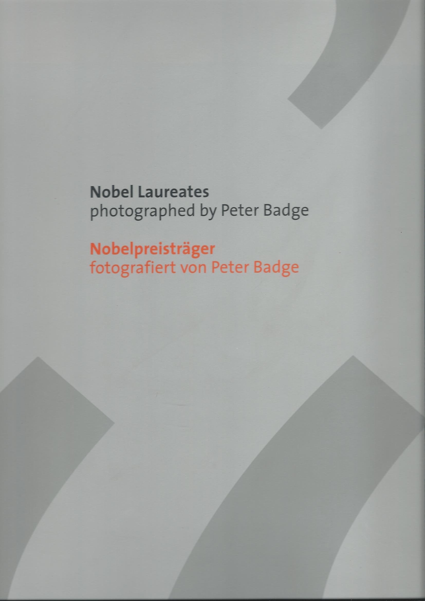 Nobel Laureates - photographed by Peter Badge Books