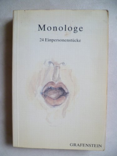 Monologe, Bd.1 : 24 Stücke Fiction Books