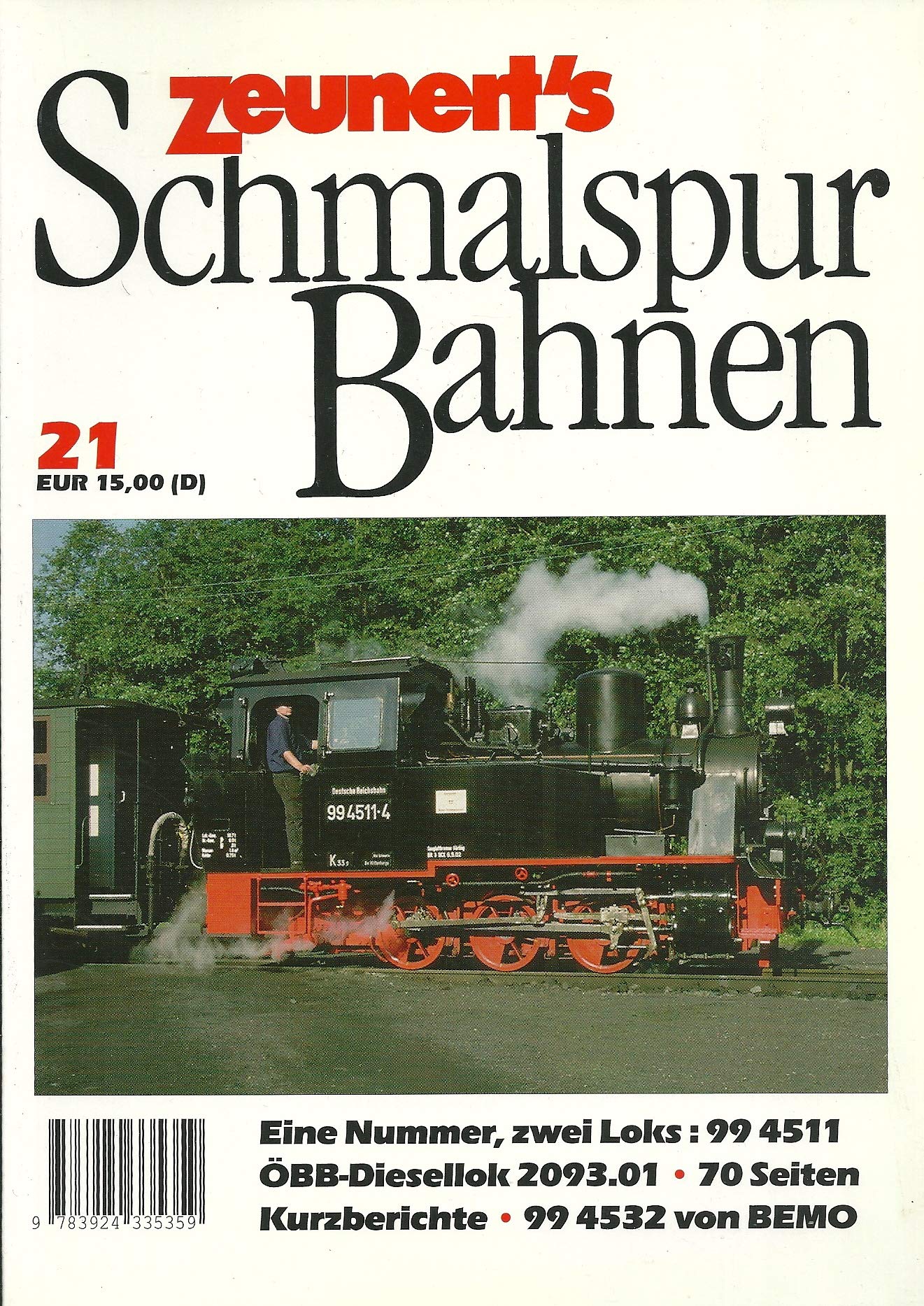 Zeunert's Schmalspurbahnen, Band 21 Leisure, Home & Garden