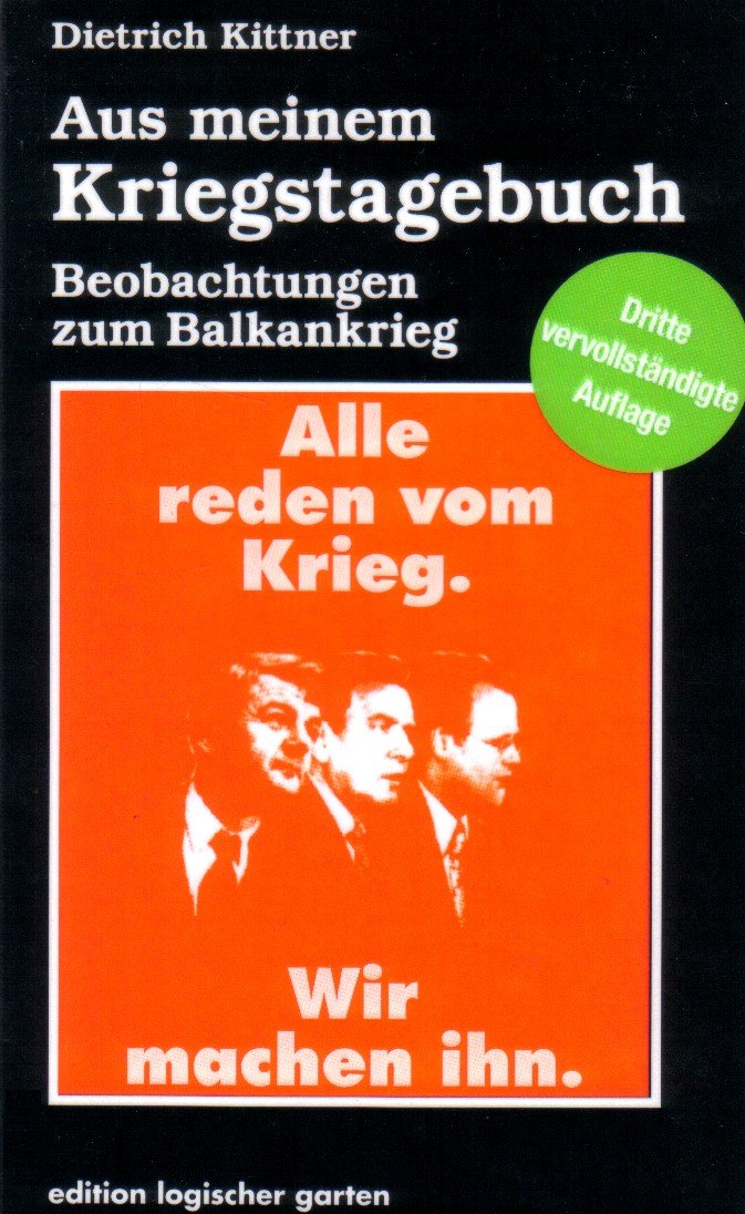 Aus meinem Kriegstagebuch: Beobachtungen zum Balkankrieg Contemporary literature