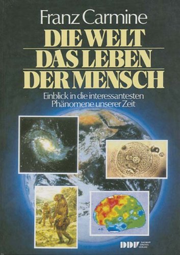 Die Welt - Das Leben - Der Mensch Books