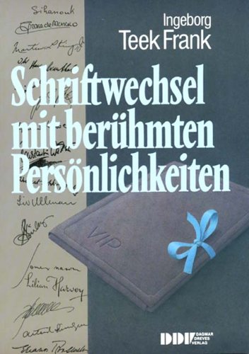 Schriftwechsel mit berühmten Persönlichkeiten Travel