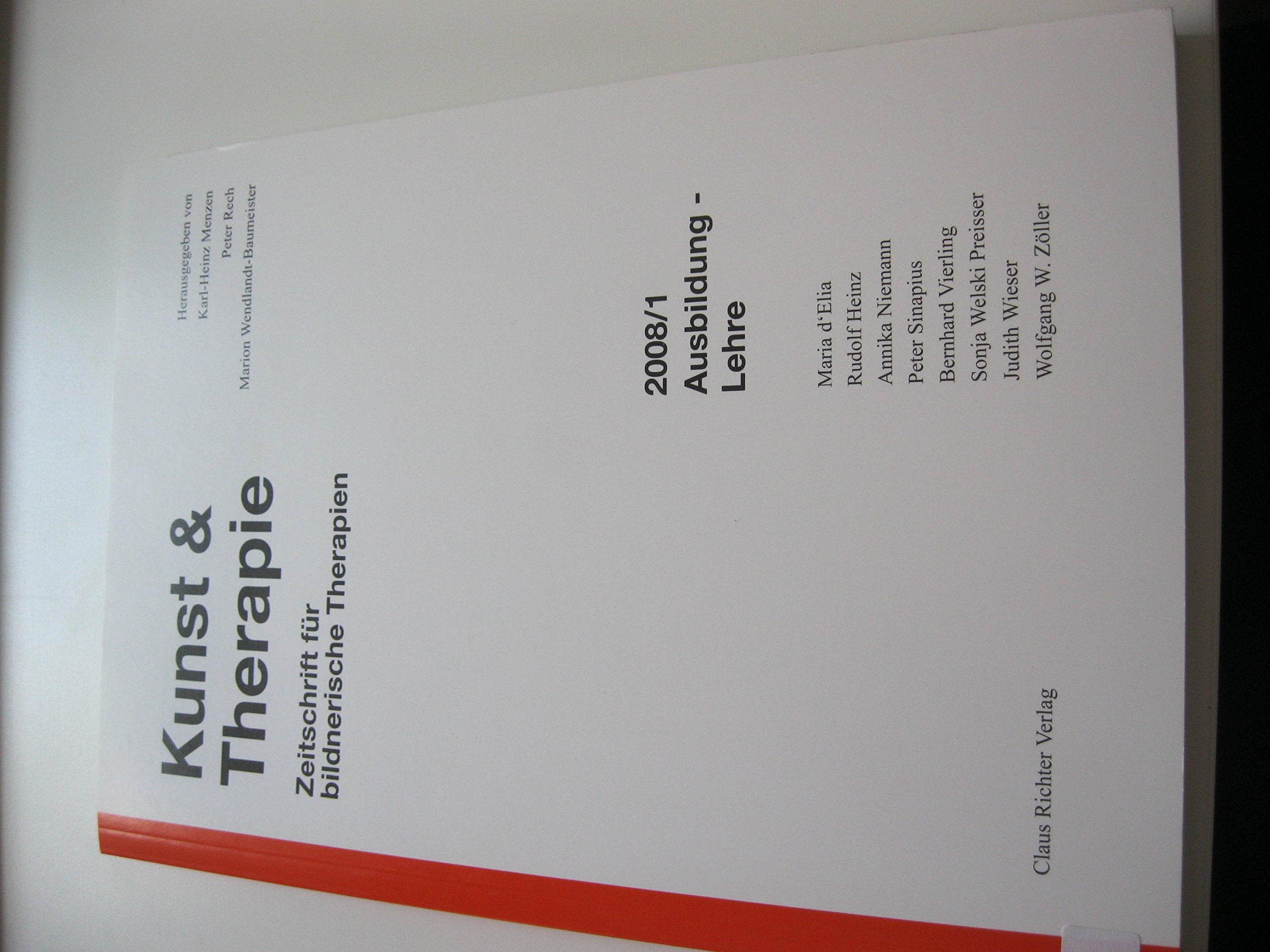 Ausbildung - Lehre (Kunst & Therapie: Zeitschrift für bildnerische Therapien) Health, Nutrition & Fitness Books