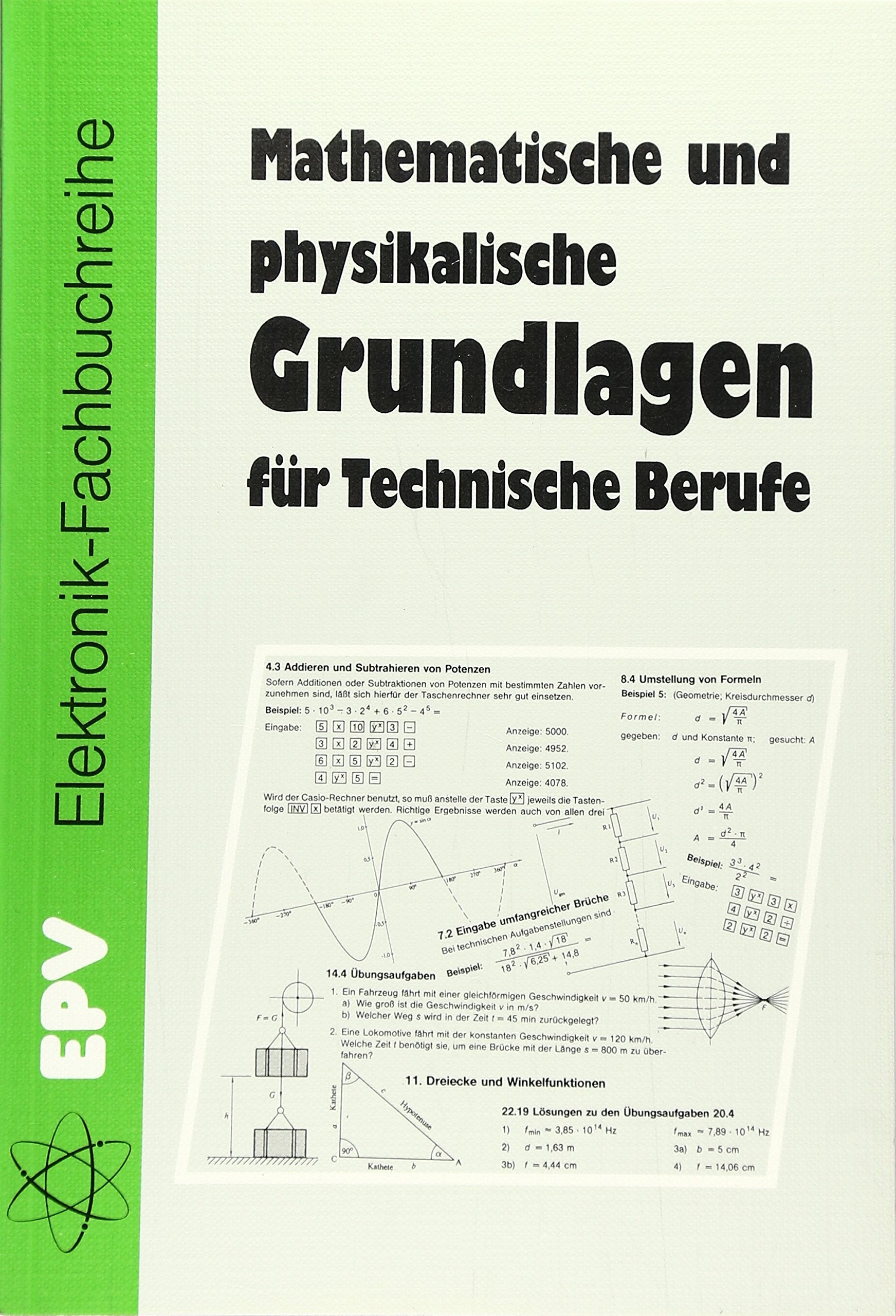 Mathematische und physikalische Grundlagen für Technische Berufe Learning & Reference