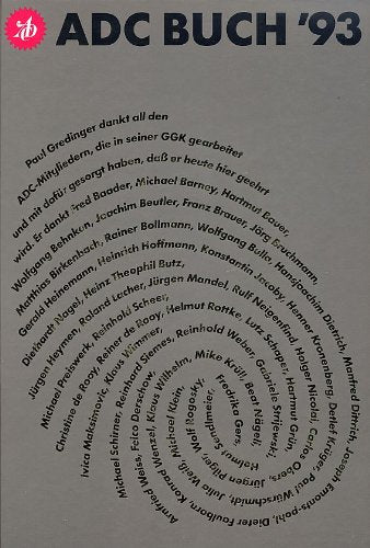 Jahrbuch 1993 - Art Directors Club für Deutschland Books
