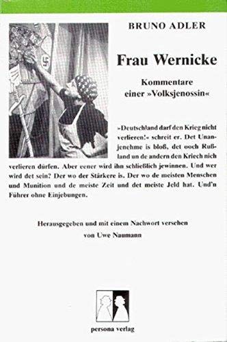 Product Image: Frau Wernicke