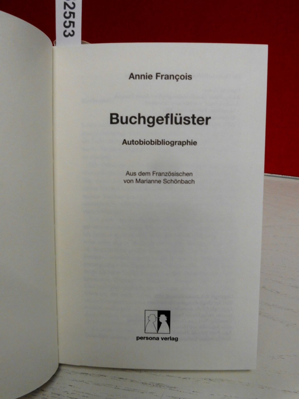 Product Image: Buchgeflüster