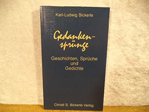Gedankensprünge: Geschichten, Sprüche und Gedichte Books