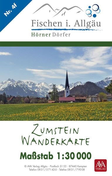 Zumstein Wanderkarte Fischen: 1:30000 (Zumstein Wanderkarten) Photography