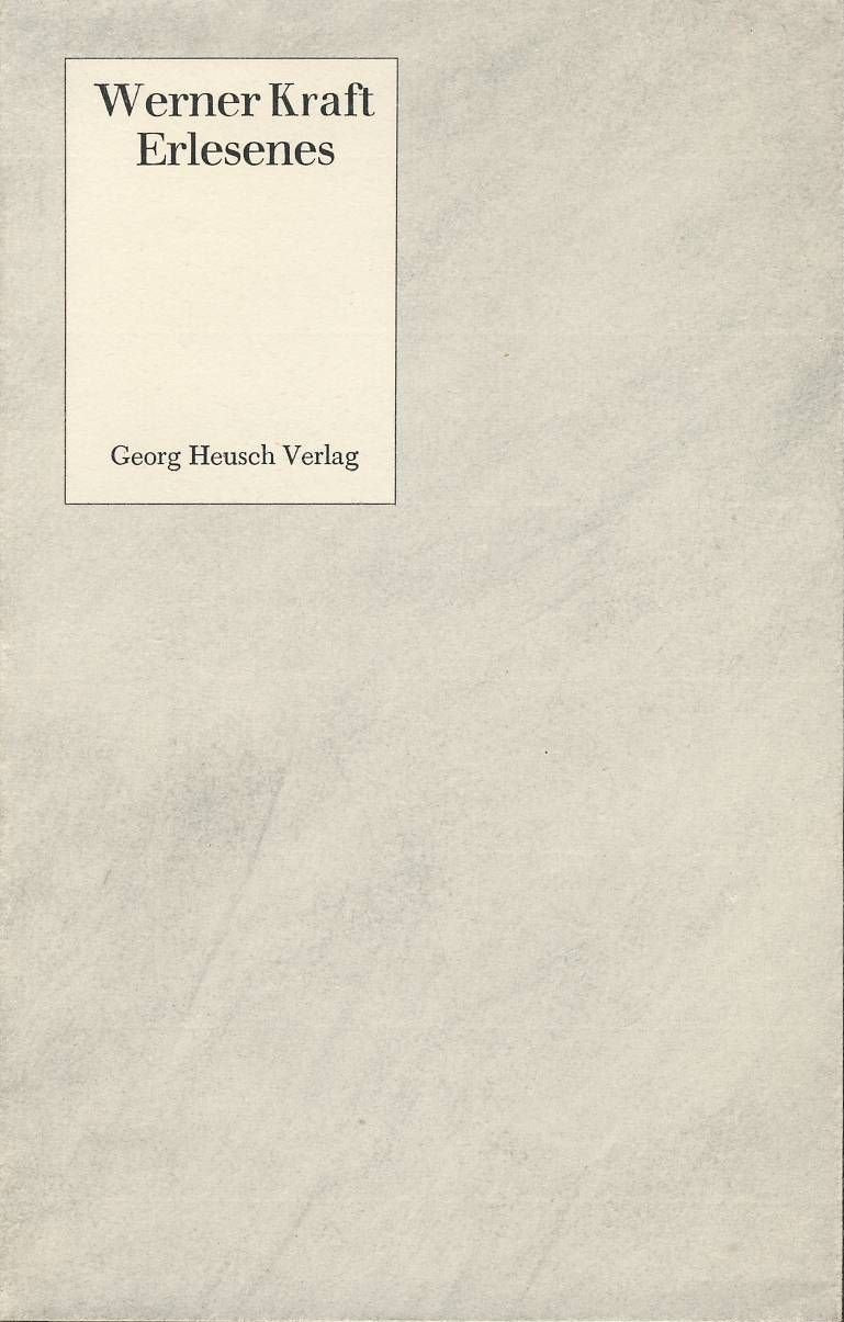 Gesammelte Werke in Einzelausgaben / Erlesenes: In Gedicht und Prosa Books