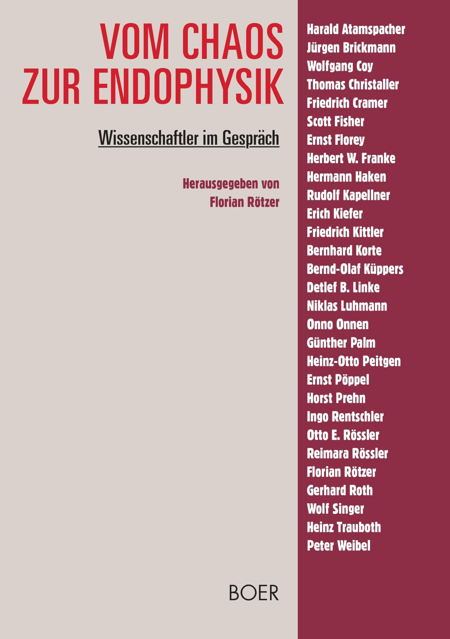 Vom Chaos zur Endophysik Business & Technology Books