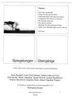 Spiegelungen-Übergänge: Zehn zeitgenössische Autorinnen und Autoren schreiben zu einem Bildthema Poetry