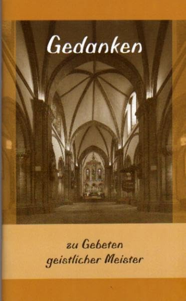 Gedanken zu Gebeten geistlicher Meister Social Sciences