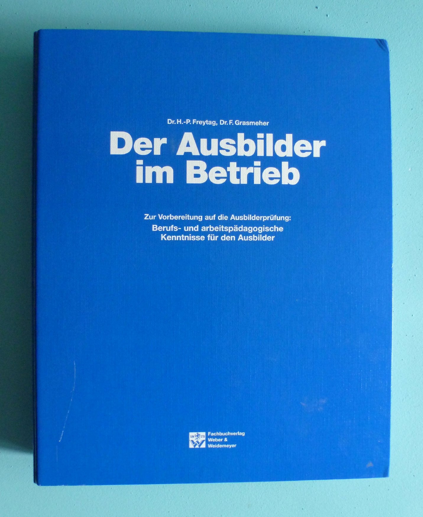 Der Ausbilder im Betrieb: Berufs- und arbeitspädagogische Kentnisse für den Ausbilder Study Guides