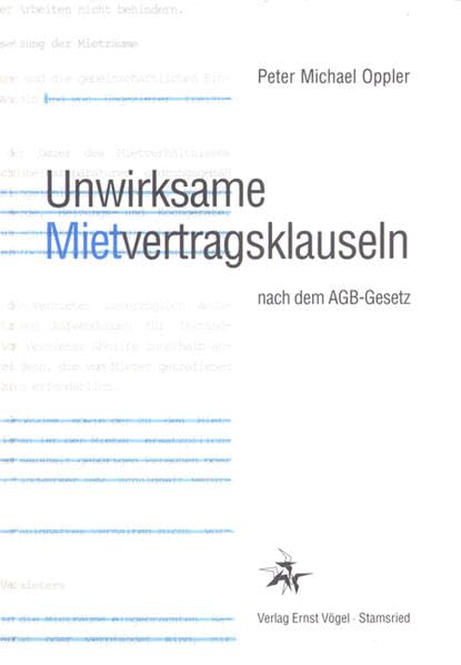 Unwirksame Mietvertragsklauseln nach dem AGB-Gesetz Law