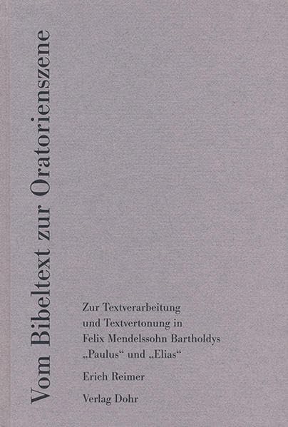 Vom Bibeltext zur Oratorienszene: Textbearbeitung und Textvertonung in Felix Mendelssohn Bartholdys "Paulus" und "Elias" Arts & Music